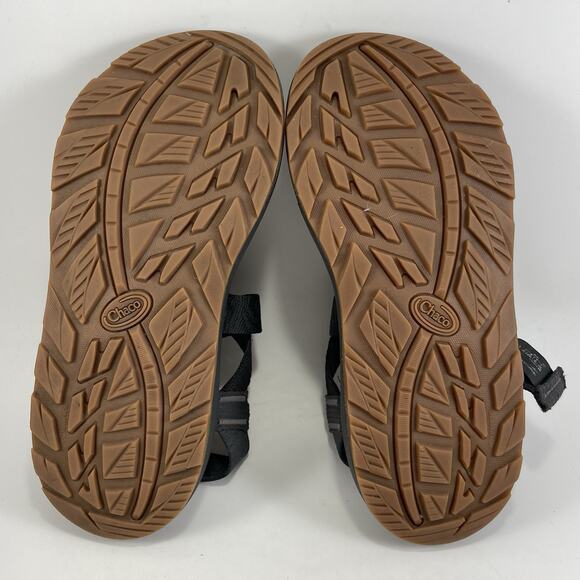 Chaco Z1 Z/1 Active Sandals Strappy Mens Size 9 Black Hiking Water Shoes - Picture 8 of 9